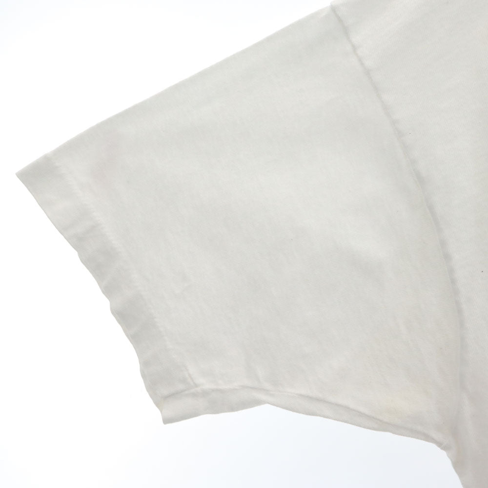 FRUIT OF THE LOOM フルーツオブザルーム 90s USA製 プリント 半袖 シングルステッチ Tシャツ XL ホワイト系 オールド ヴィンテージ メンズ