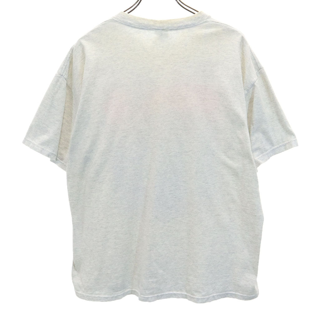 DELTA デルタ 90s プリント 半袖 クジラ Tシャツ XL グレー系 オールド ヴィンテージ メンズ