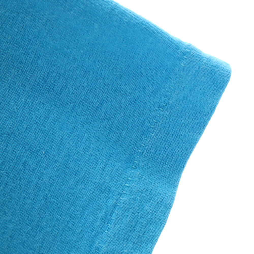 anbil アンビル 90s USA製 花 プリント 半袖 Tシャツ XL ブルー系 オールド ヴィンテージ メンズ