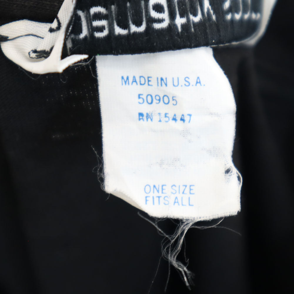 abernathy sport 90s USA製 花 プリント 半袖 シングルステッチ Tシャツ ONESIZE ブラック系 オールド ヴィンテージ メンズ