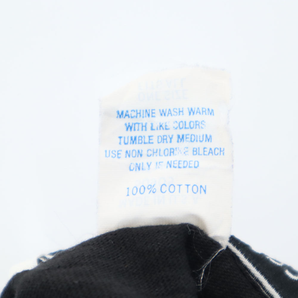 abernathy sport 90s USA製 花 プリント 半袖 シングルステッチ Tシャツ ONESIZE ブラック系 オールド ヴィンテージ メンズ