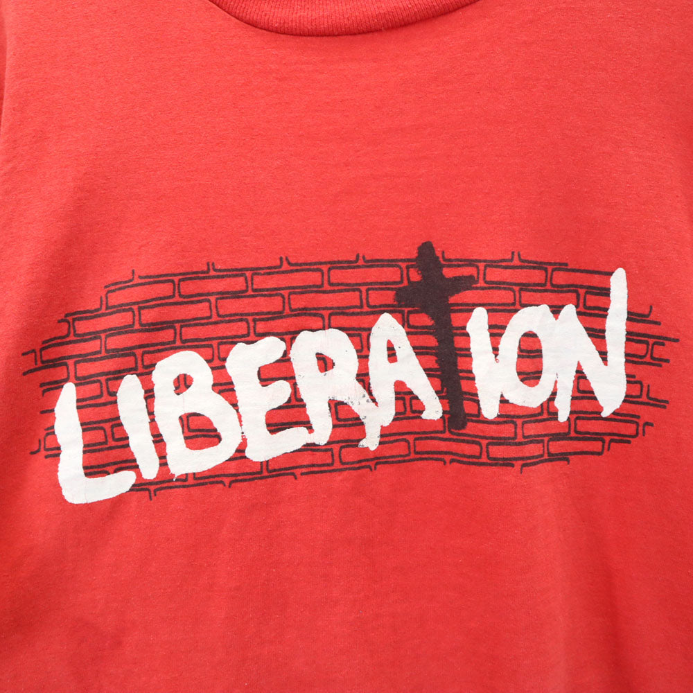 SCREEN STARS スクリーンスターズ 90s USA製 プリント 半袖 シングルステッチ Tシャツ XL レッド系 オールド ヴィンテージ メンズ