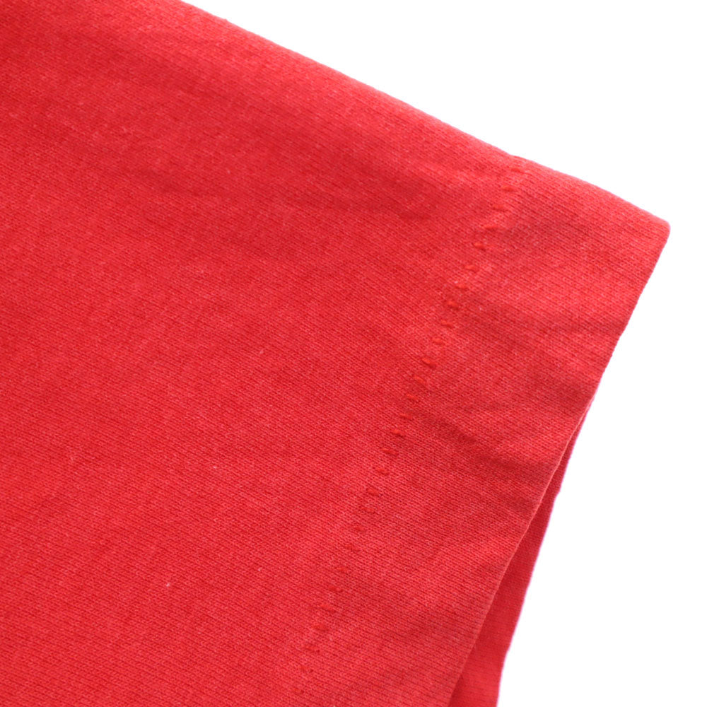 SCREEN STARS スクリーンスターズ 90s USA製 プリント 半袖 シングルステッチ Tシャツ XL レッド系 オールド ヴィンテージ メンズ