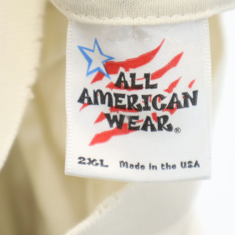 オールアメリカンウェア 90s USA製 コロナ エキストラ 半袖 Tシャツ 2XL ホワイト ALL AMERICAN WEAR ビッグサイズ Corona Extra フィッシュ オールド ヴィンテージ メンズ
