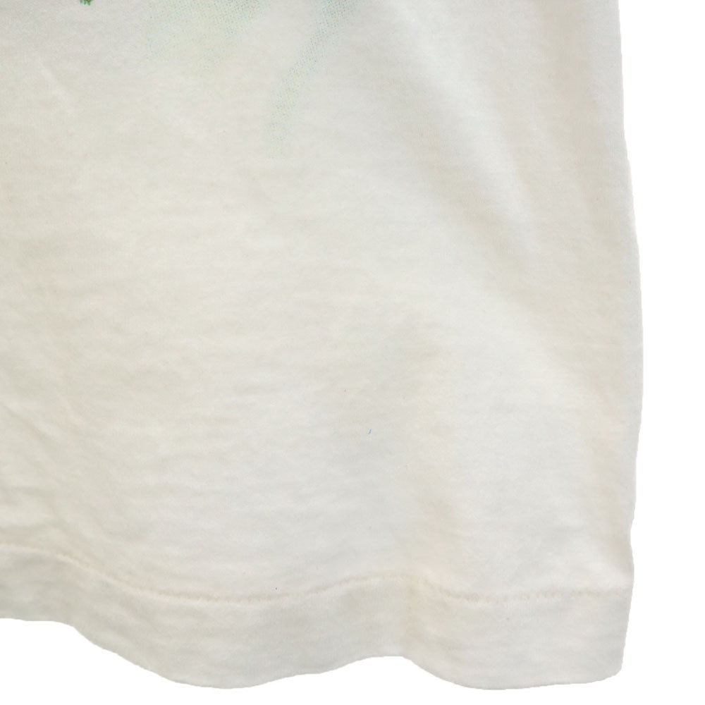 フルーツオブザルーム 90s 半袖 シングルステッチ Tシャツ L ホワイト FRUIT OF THE LOOM ヘビーコットン フィッシュ カエル オールド ヴィンテージ メンズ