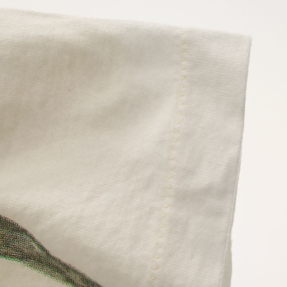 フルーツオブザルーム 90s 半袖 シングルステッチ Tシャツ L ホワイト FRUIT OF THE LOOM ヘビーコットン フィッシュ カエル オールド ヴィンテージ メンズ