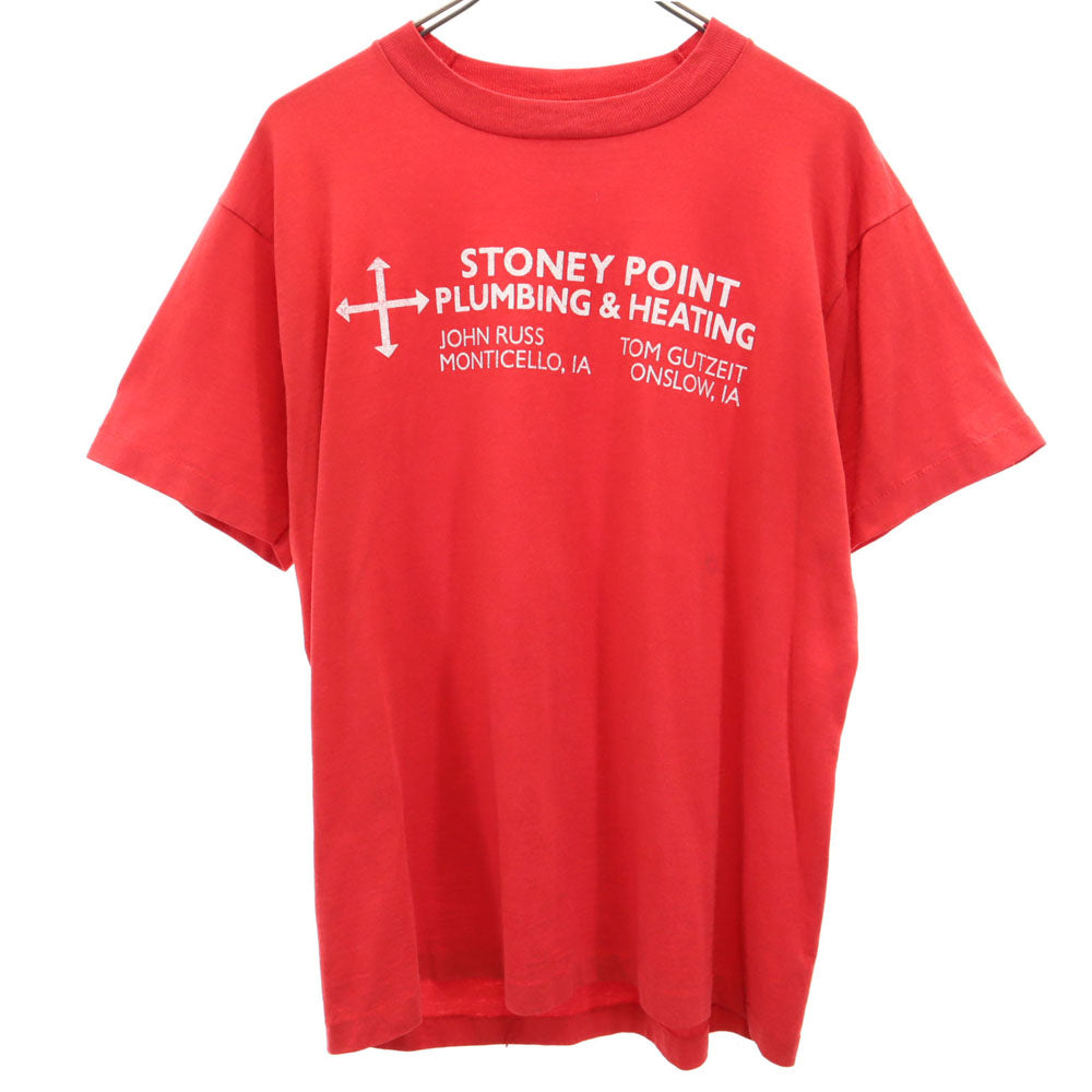 スクリーンスターズベスト 90s USA製 半袖 シングルステッチ Tシャツ L レッド SCREEN STARS BEST オールド ヴィンテージ メンズ