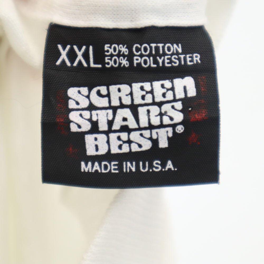 SCREEN STARS BEST スクリーンスターズベスト 90s USA製 ラスベガス 半袖 Tシャツ XXL ホワイト シングルステッチ LAS VEGAS ビッグサイズ オールド ヴィンテージ メンズ