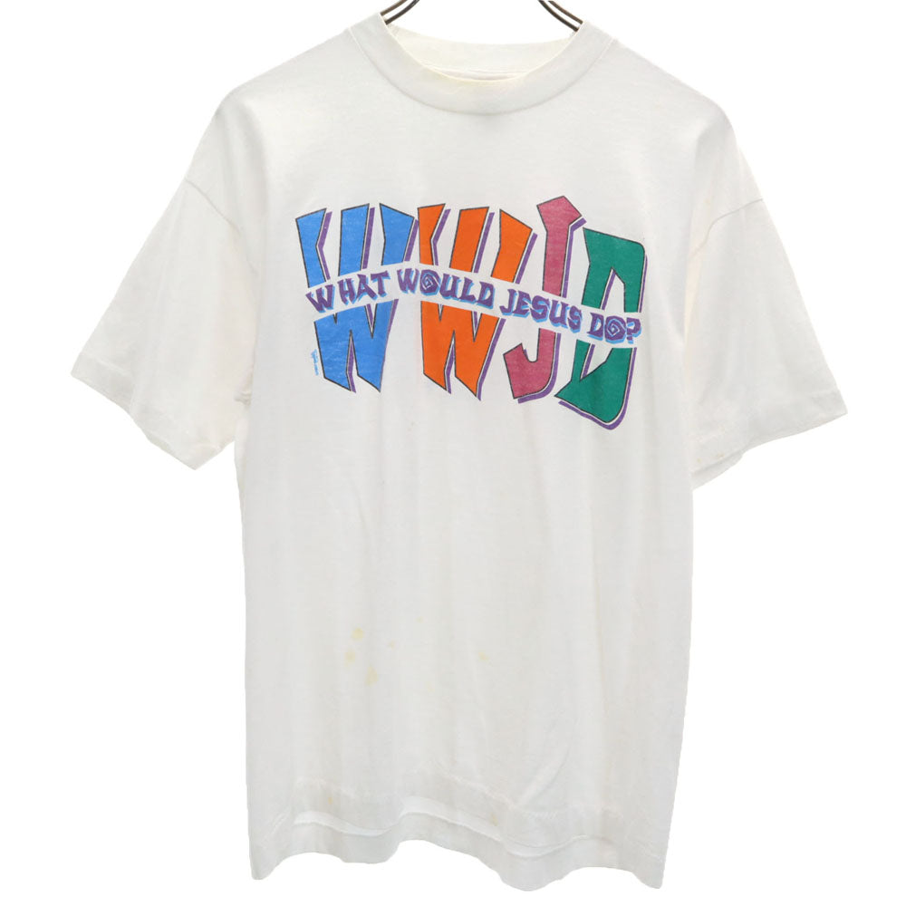 FRUIT OF THE LOOM フルーツオブザルーム 90s 半袖 シングルステッチ Tシャツ L ホワイト BEST オールド ヴィンテージ メンズ