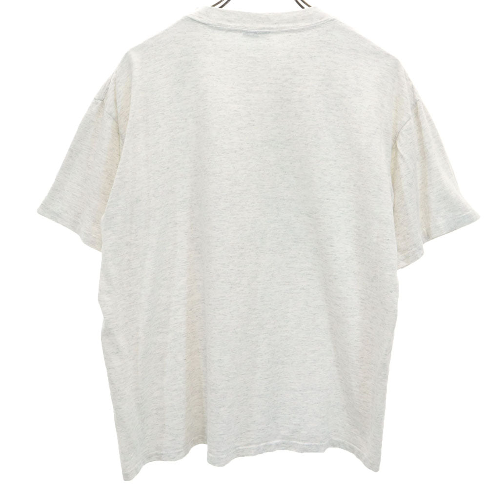 ONEITA オニータ 90s USA製 半袖 シングルステッチ Tシャツ L ライトグレー POWER-T オールド ヴィンテージ メンズ