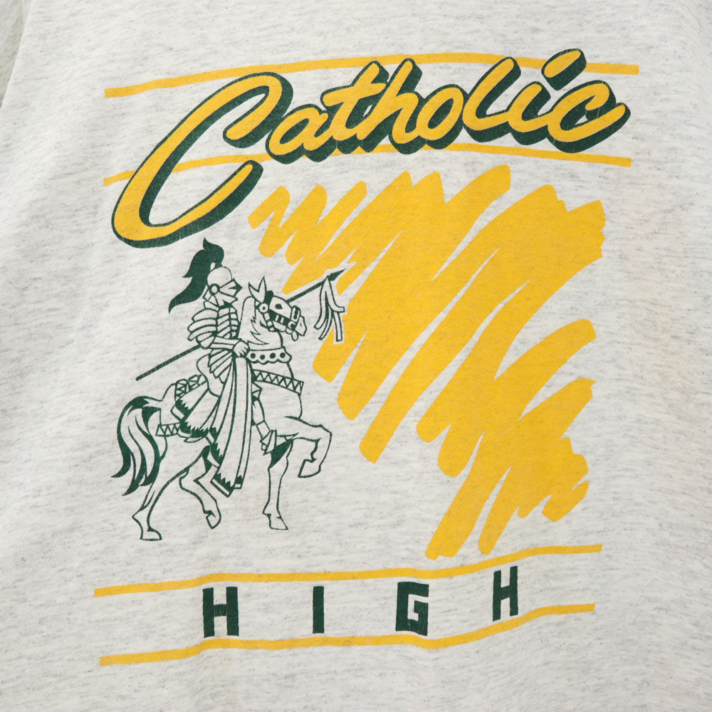 FRUIT OF THE LOOM フルーツオブザルーム 90s USA製 半袖 シングルステッチ Tシャツ XL ライトグレー オールド ヴィンテージ メンズ