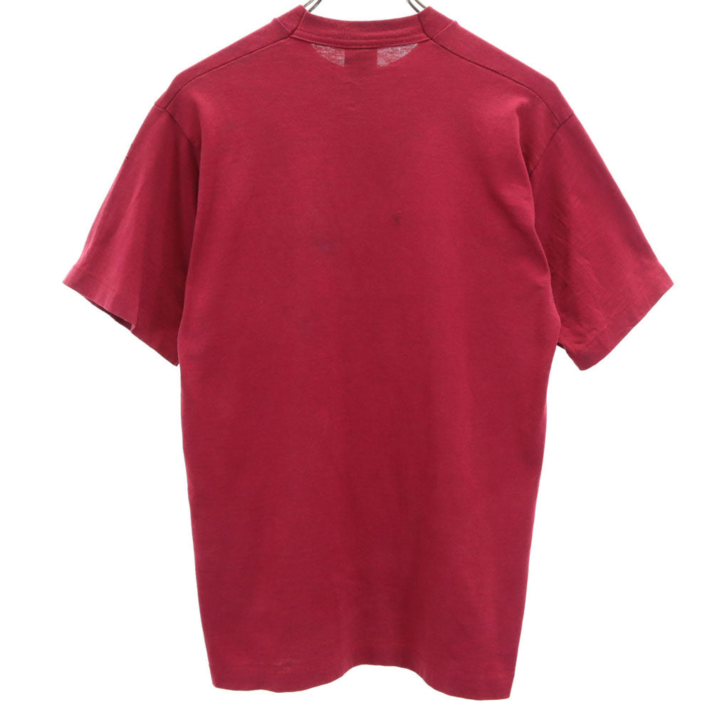 FRUIT OF THE LOOM フルーツオブザルーム 90s USA製 半袖 シングルステッチ Tシャツ M ボルドー BEST オールド ヴィンテージ メンズ