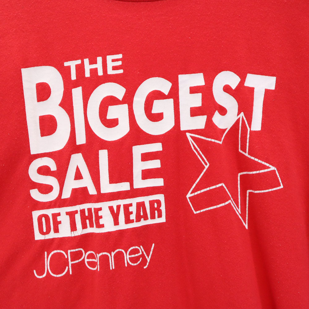 Hanes ヘインズ 90s 半袖 Tシャツ XL レッド JC Penney オールド ヴィンテージ メンズ