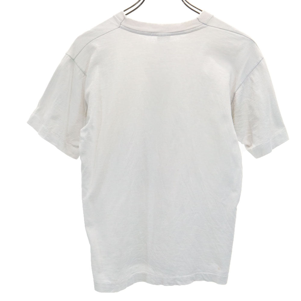 FRUIT OF THE LOOM フルーツオブザルーム 90s USA製 半袖 シングルステッチ Tシャツ S ホワイト フィッシュ オールド ヴィンテージ メンズ