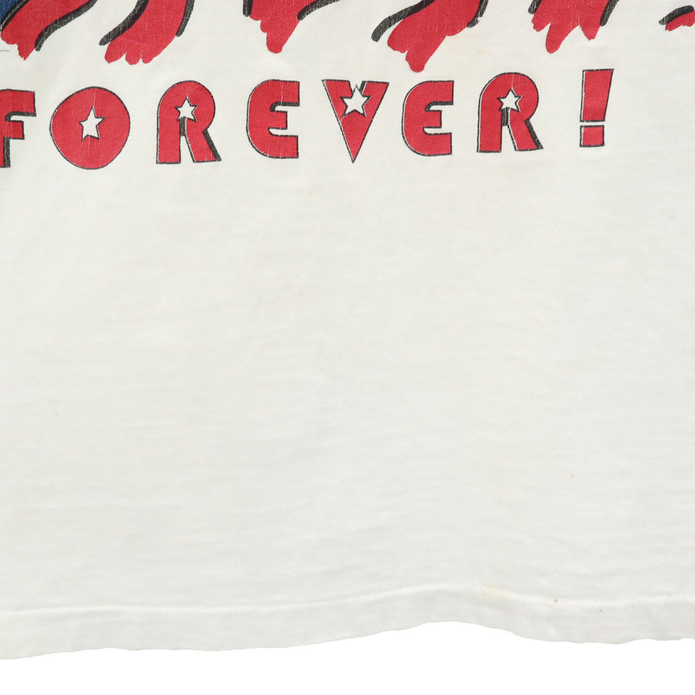 ONEITA オニータ 90s USA製 星条旗 半袖 Tシャツ XL ホワイト POWER-T シングルステッチ オールド ヴィンテージ メンズ