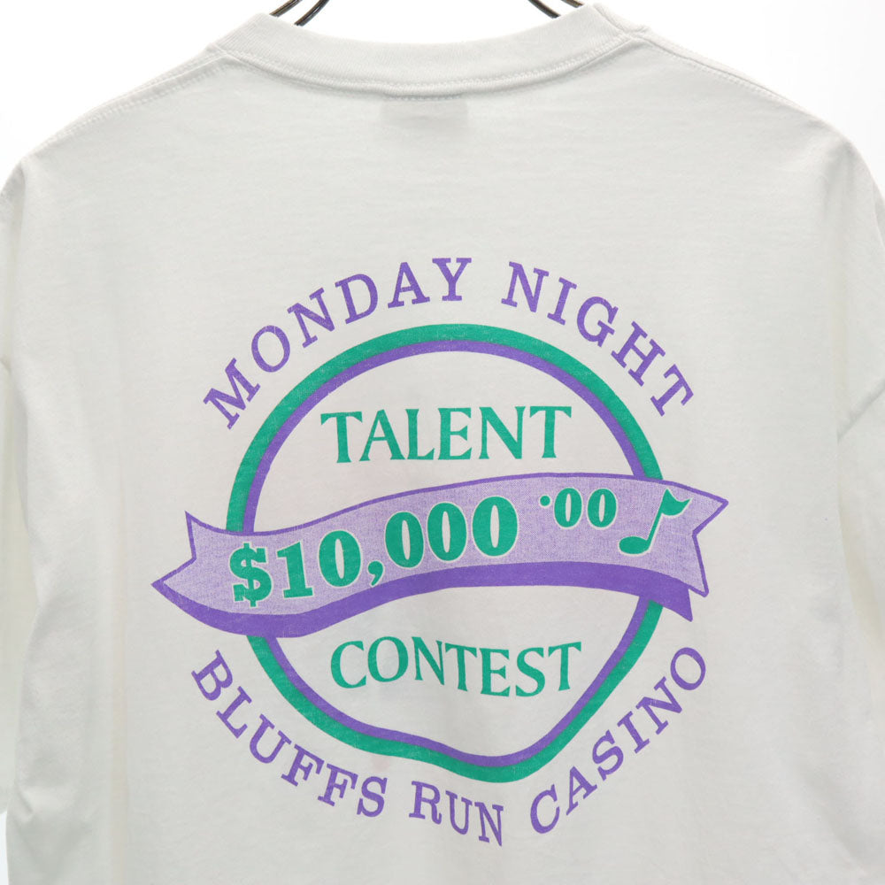 JERZEES ジャージーズ 90s USA製 半袖 シングルステッチ Tシャツ L ホワイト オールド ヴィンテージ メンズ