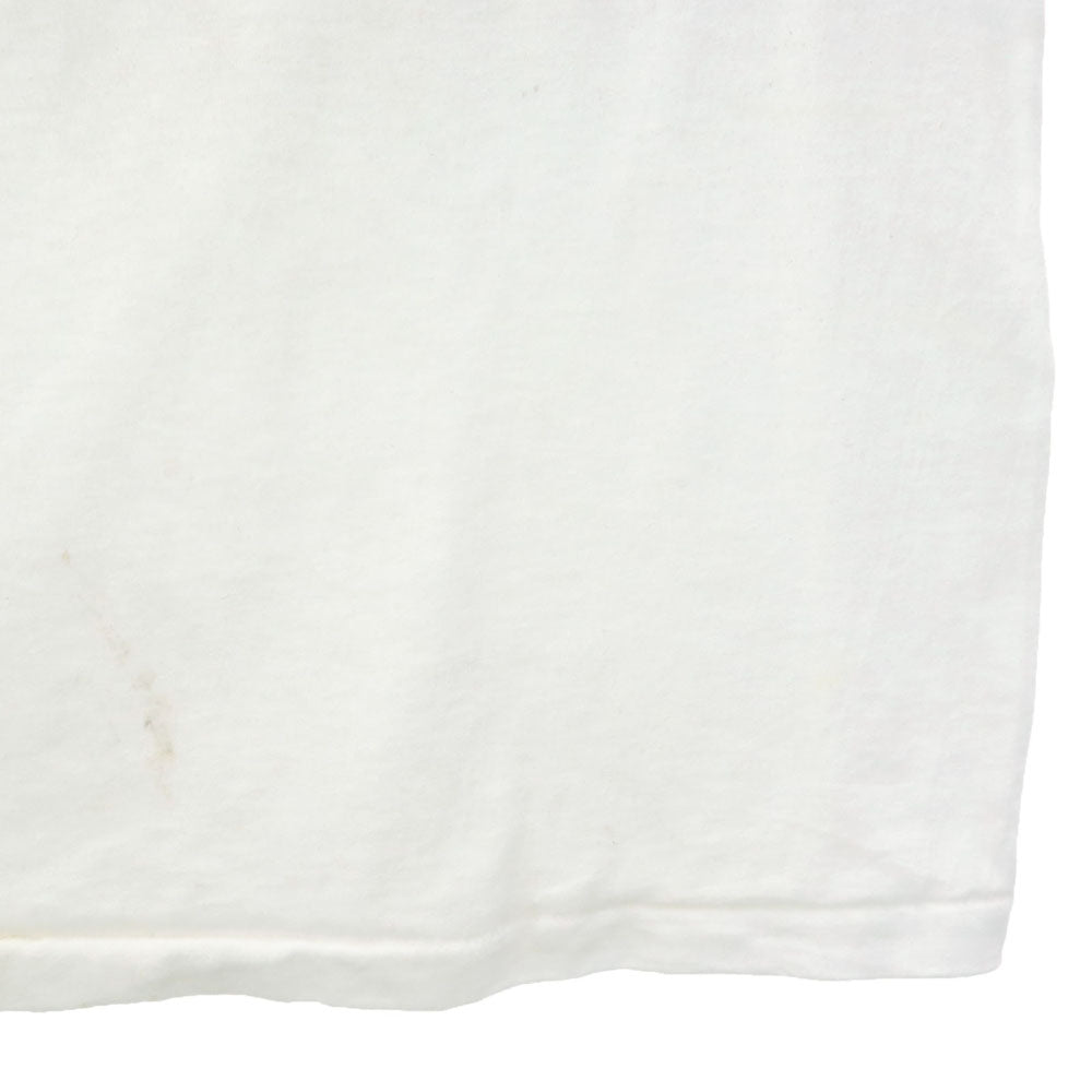 Hanes ヘインズ 90s USA製 プリント 半袖 シングルステッチ Tシャツ XL ホワイト オールド ヴィンテージ メンズ