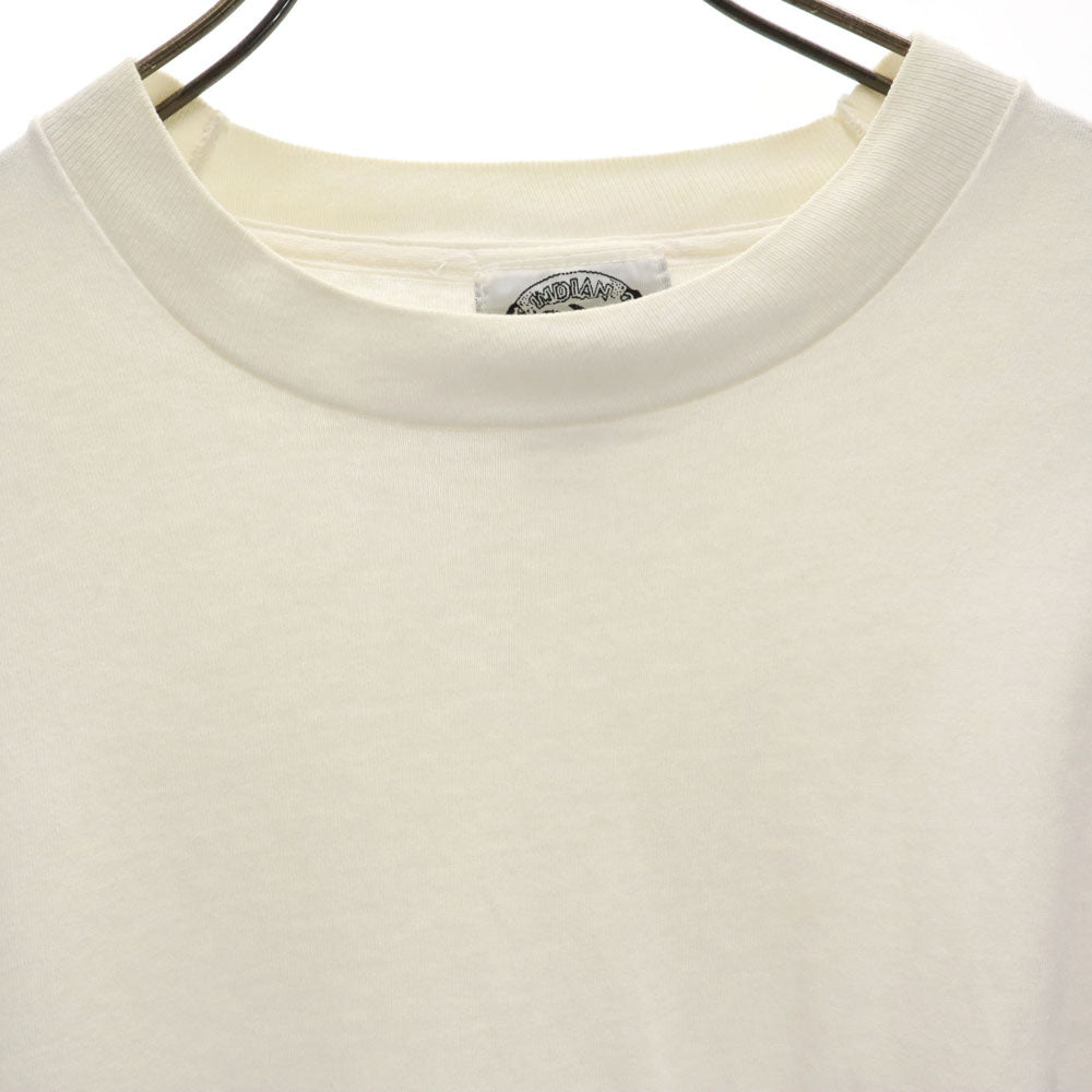 INDIAN SKIN 90s 半袖 シングルステッチ Tシャツ ONE SIZE ホワイト オールド ヴィンテージ メンズ