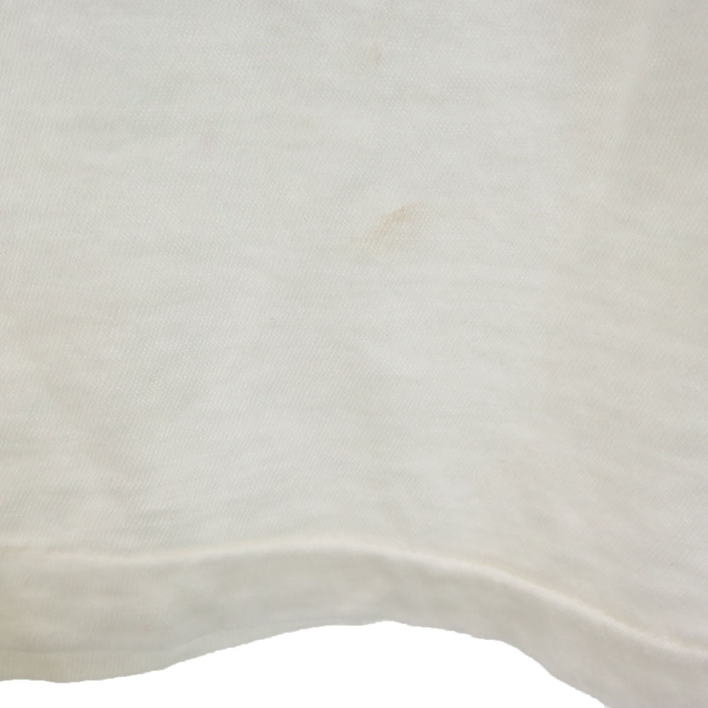 OLD オールド 90s プリント 半袖 シングルステッチ Tシャツ XXL ホワイト ビッグサイズ ヴィンテージ メンズ