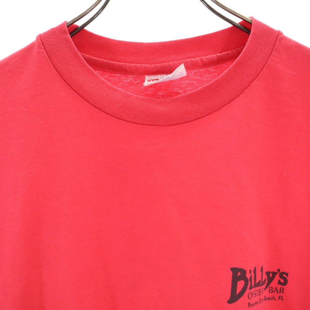 Hanes ヘインズ 90s 半袖 シングルステッチ Tシャツ L レッド オールド ヴィンテージ メンズ