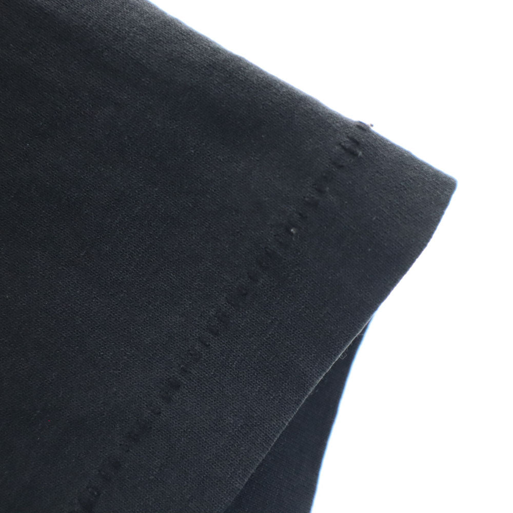 Hanes ヘインズ 80s USA製 半袖 シングルステッチ Tシャツ XXL ブラック ビックサイズ オールド ヴィンテージ メンズ