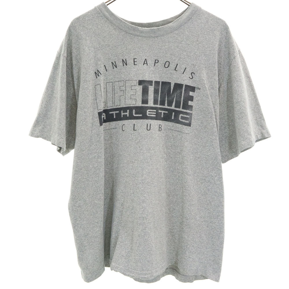 コットンエクスチェンジ 90s USA製 半袖 シングルステッチ Tシャツ L グレー オールド ヴィンテージ メンズ
