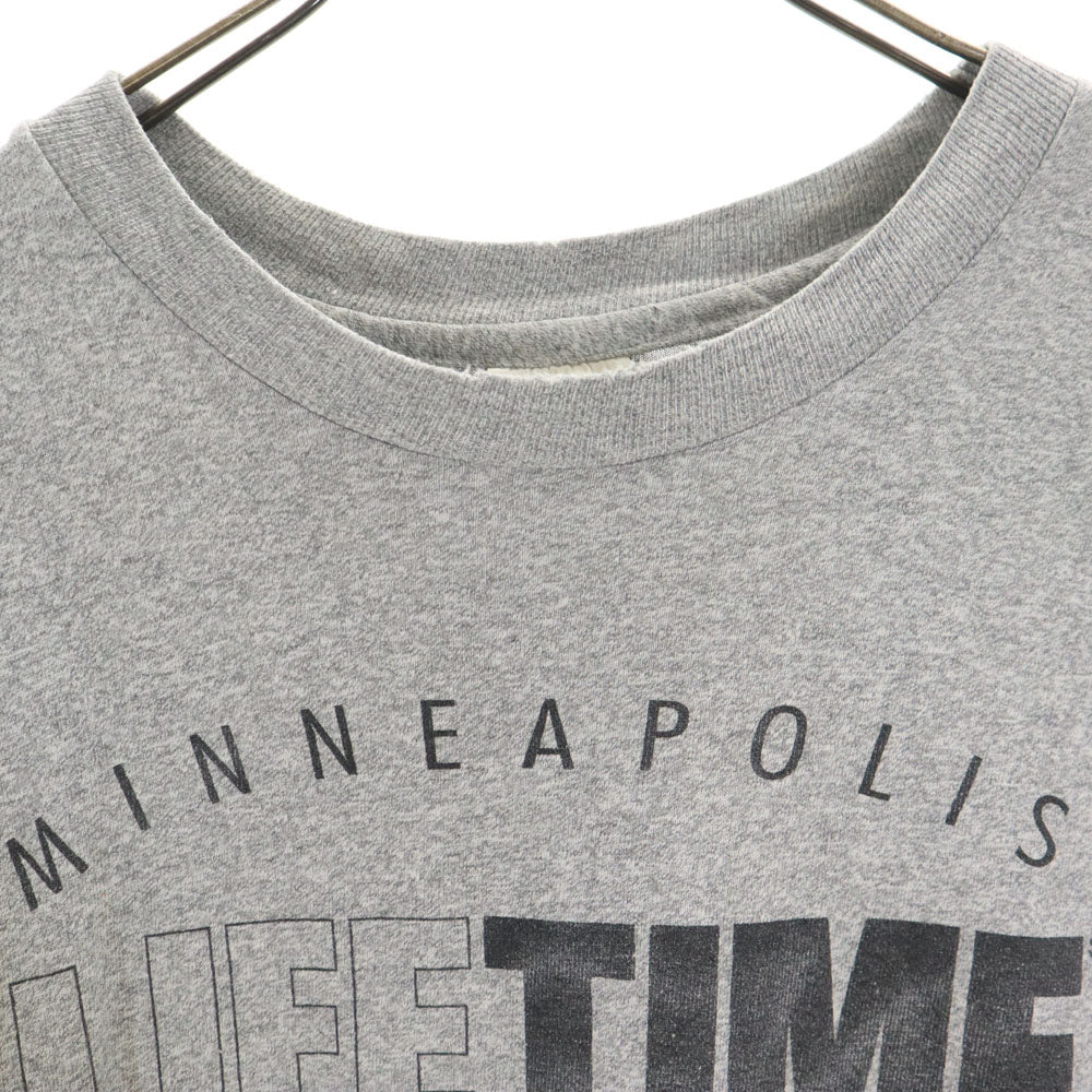 コットンエクスチェンジ 90s USA製 半袖 シングルステッチ Tシャツ L グレー オールド ヴィンテージ メンズ