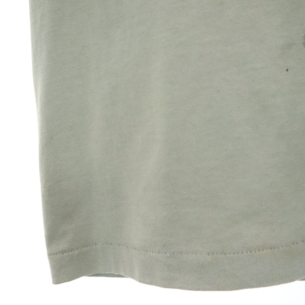 Hanes ヘインズ 90s 半袖 シングルステッチ Tシャツ XL グリーングレー系 オールド ヴィンテージ メンズ