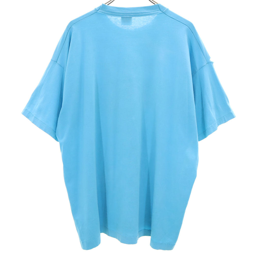 FRUIT OF THE LOOM フルーツオブザルーム 90s USA製 ネイティブプリント 半袖 シングルステッチ Tシャツ XXL 水色 BEST ビッグサイズ オールド ヴィンテージ メンズ