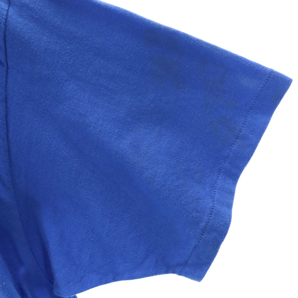 Hanes ヘインズ 90s USA製 半袖 シングルステッチ Tシャツ XL ブルー BEEFY-T オールド ヴィンテージ メンズ
