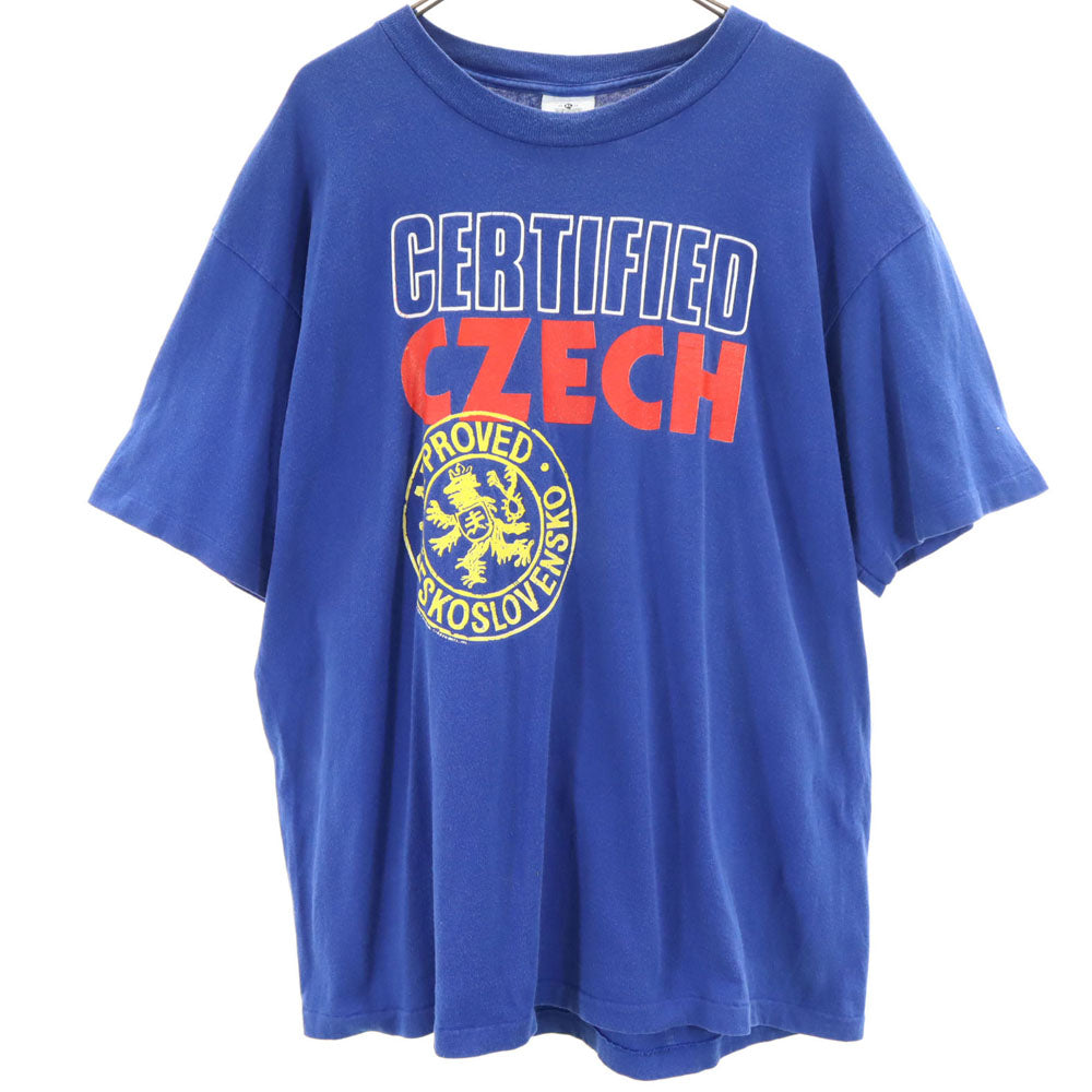 Lee リー 90s USA製 半袖 シングルステッチ Tシャツ XL 青紺 オールド ヴィンテージ メンズ