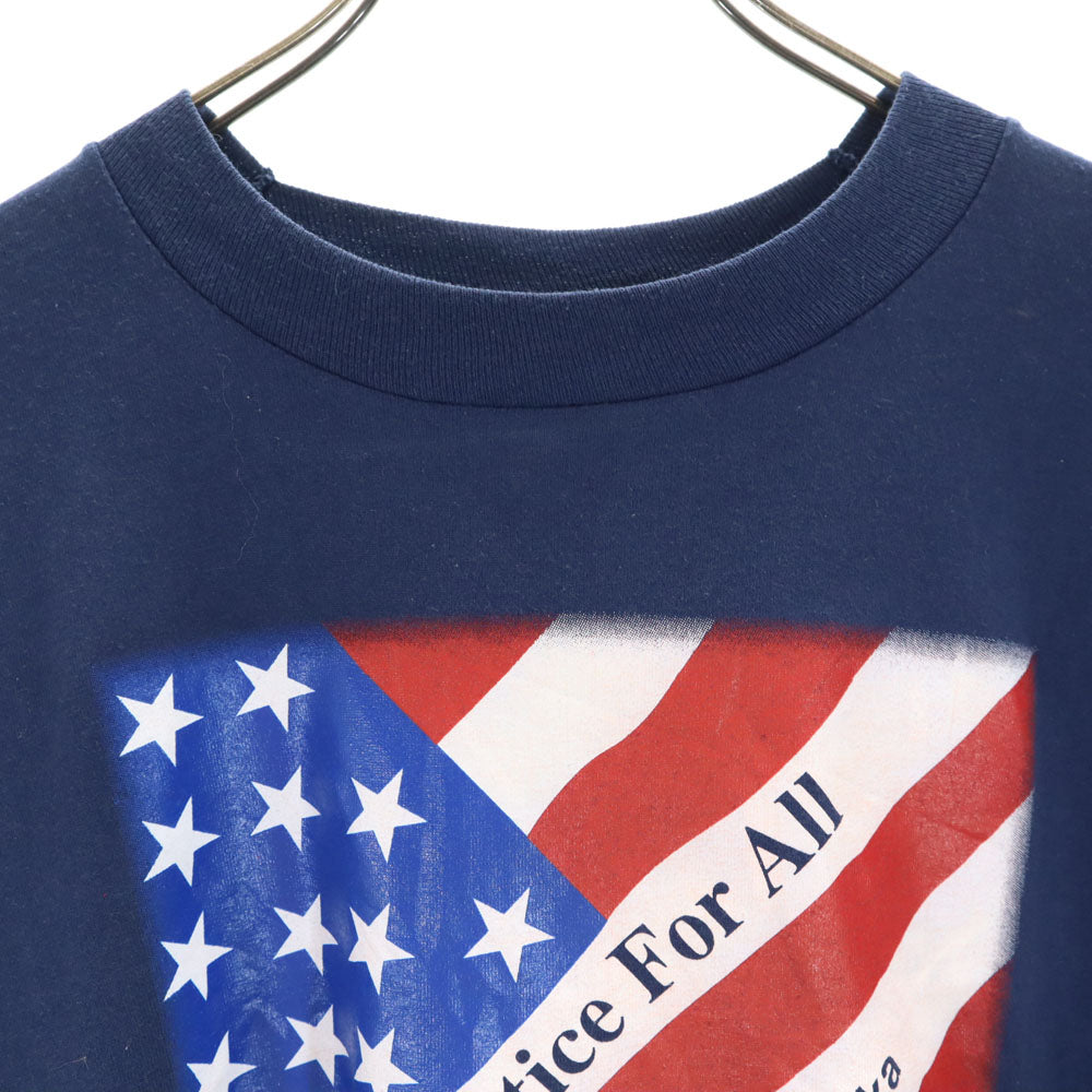 FRUIT OF THE LOOM フルーツオブザルーム 90s 星条旗 半袖 シングルステッチ Tシャツ XL ネイビー BEST オールド ヴィンテージ メンズ
