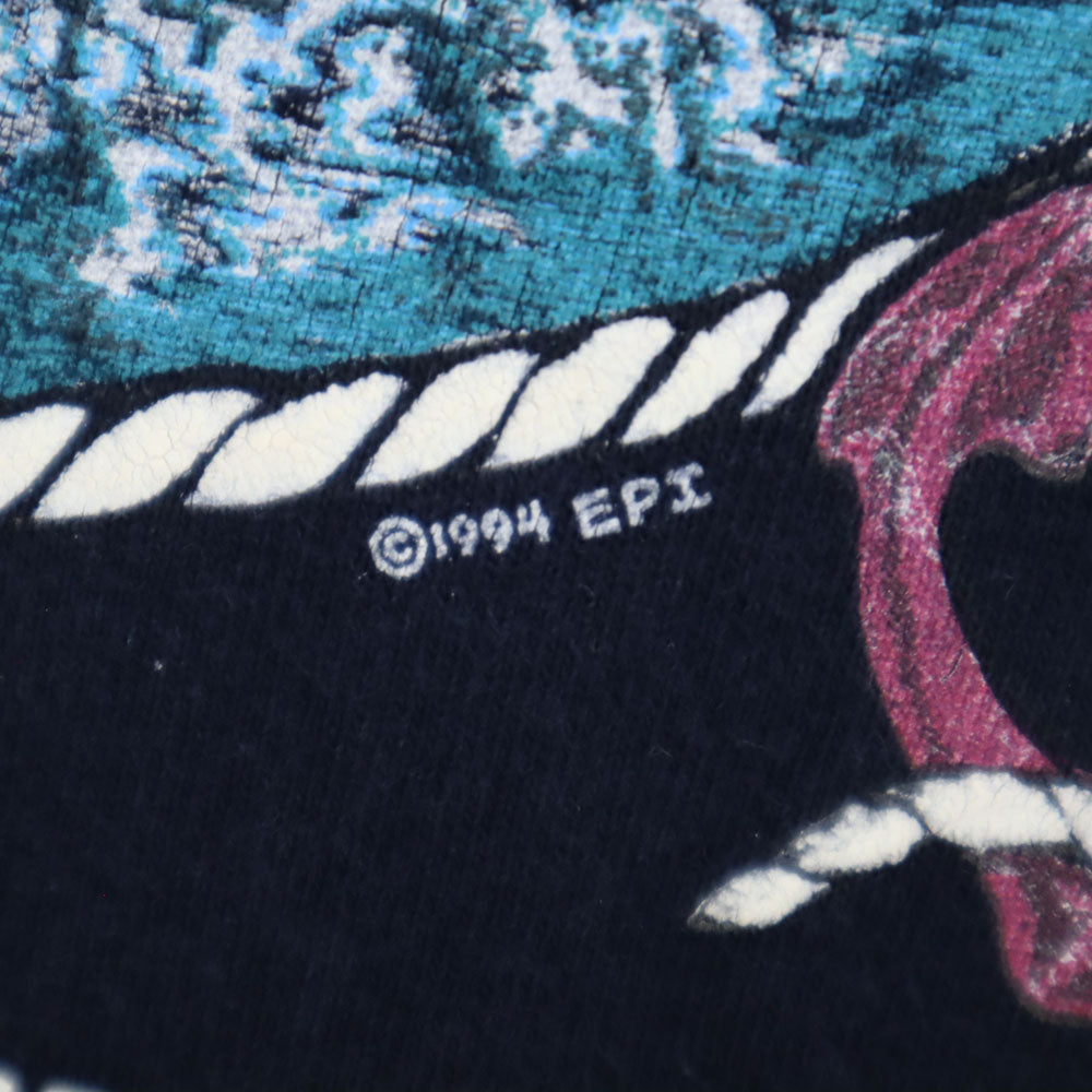 EAGLE イーグル 90s USA製 半袖 シングルステッチ Tシャツ L ネイビー オールド ヴィンテージ メンズ