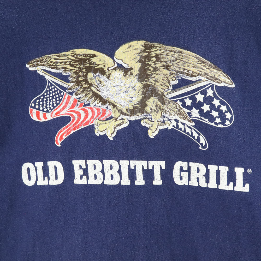 ONEITA オニータ 90s USA製 半袖 シングルステッチ Tシャツ L ネイビー POWER-T オールド ヴィンテージ メンズ