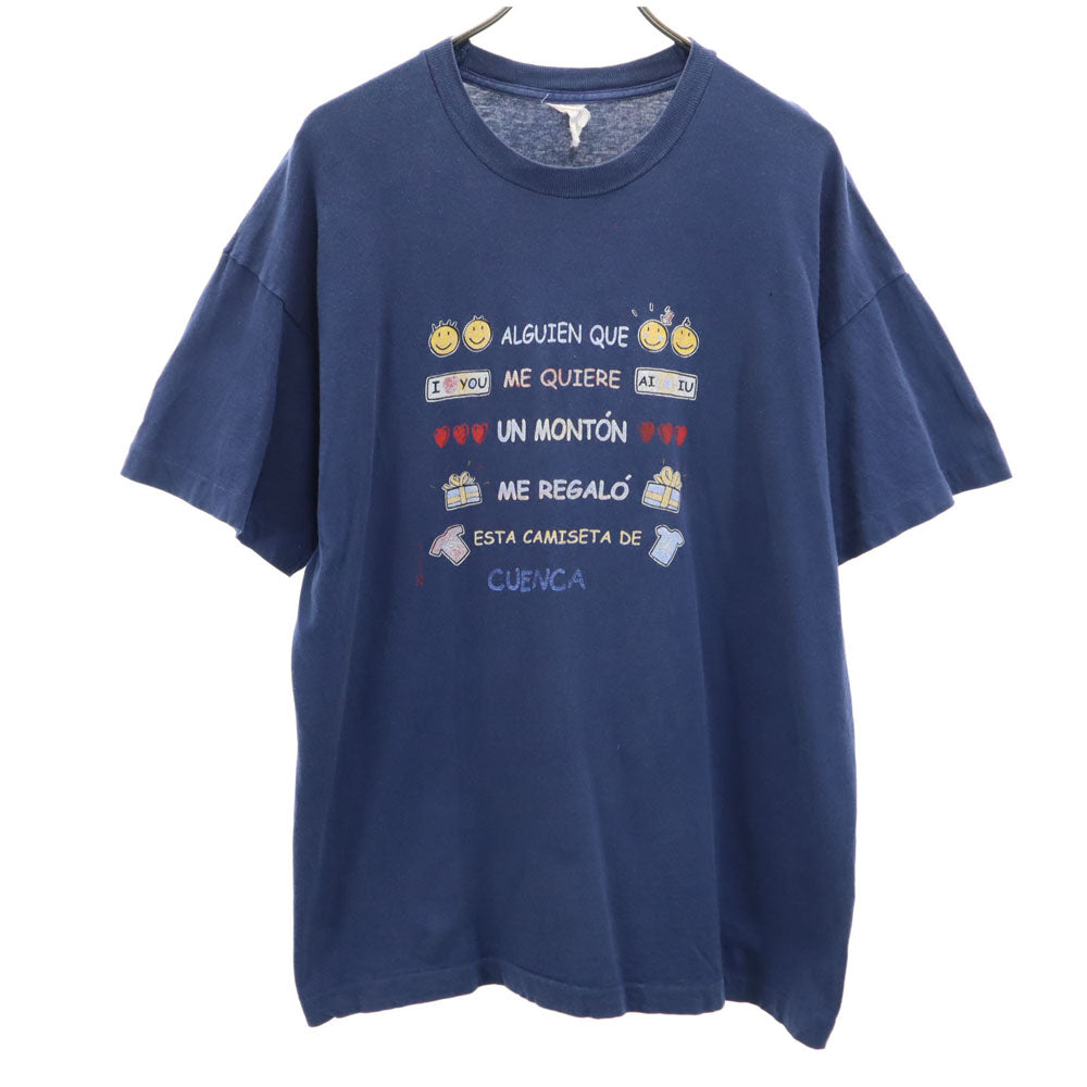 SCREEN STARS スクリーンスターズ 80s 半袖 Tシャツ XL ネイビー シングルステッチ オールド ヴィンテージ メンズ