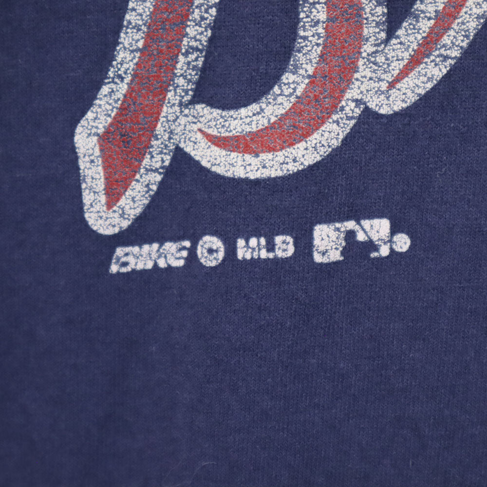 BIKE 90s USA製 半袖 Tシャツ XL ネイビー シングルステッチ オールド ヴィンテージ メンズ