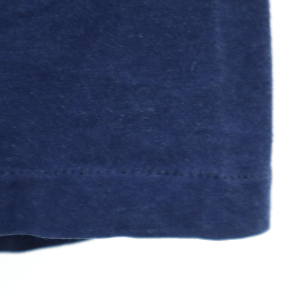 Hanes ヘインズ 80s 90s USA製 バックプリント 半袖 Tシャツ XL ネイビー シングルステッチ オールド ヴィンテージ メンズ