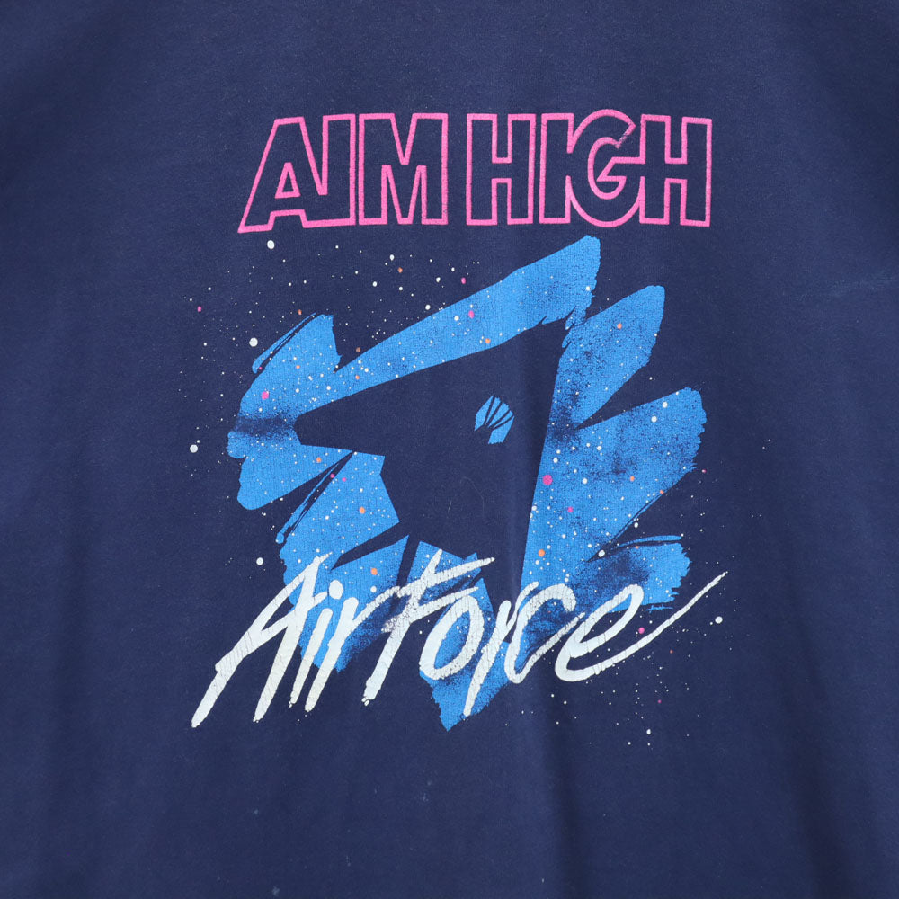 TEE-RIFIC 90s USA製 半袖 Tシャツ XL ネイビー シングルステッチ オールド ヴィンテージ メンズ