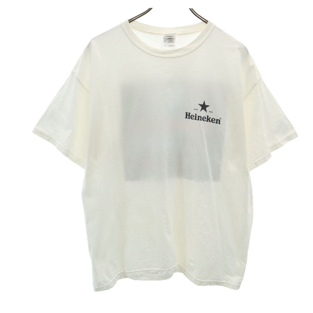 FRUIT OF THE LOOM フルーツオブザルーム 00s Happy Halloween 半袖 ハイネケン Tシャツ XL ホワイト オールド メンズ