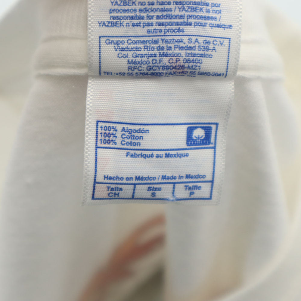 YAZBEK ヤズベキ 90s 半袖 Tシャツ S ホワイト オールド メンズ