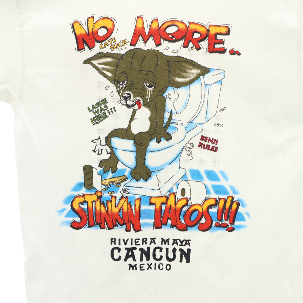 YAZBEK ヤズベキ 90s 半袖 Tシャツ S ホワイト オールド メンズ