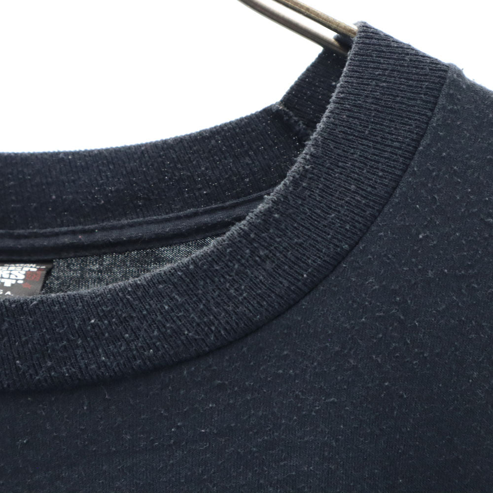 SCREEN STARS BEST スクリーンスターズベスト 90s USA製 ネオンプリント 半袖 Tシャツ XXL ブラック シングルステッチ オールド メンズ