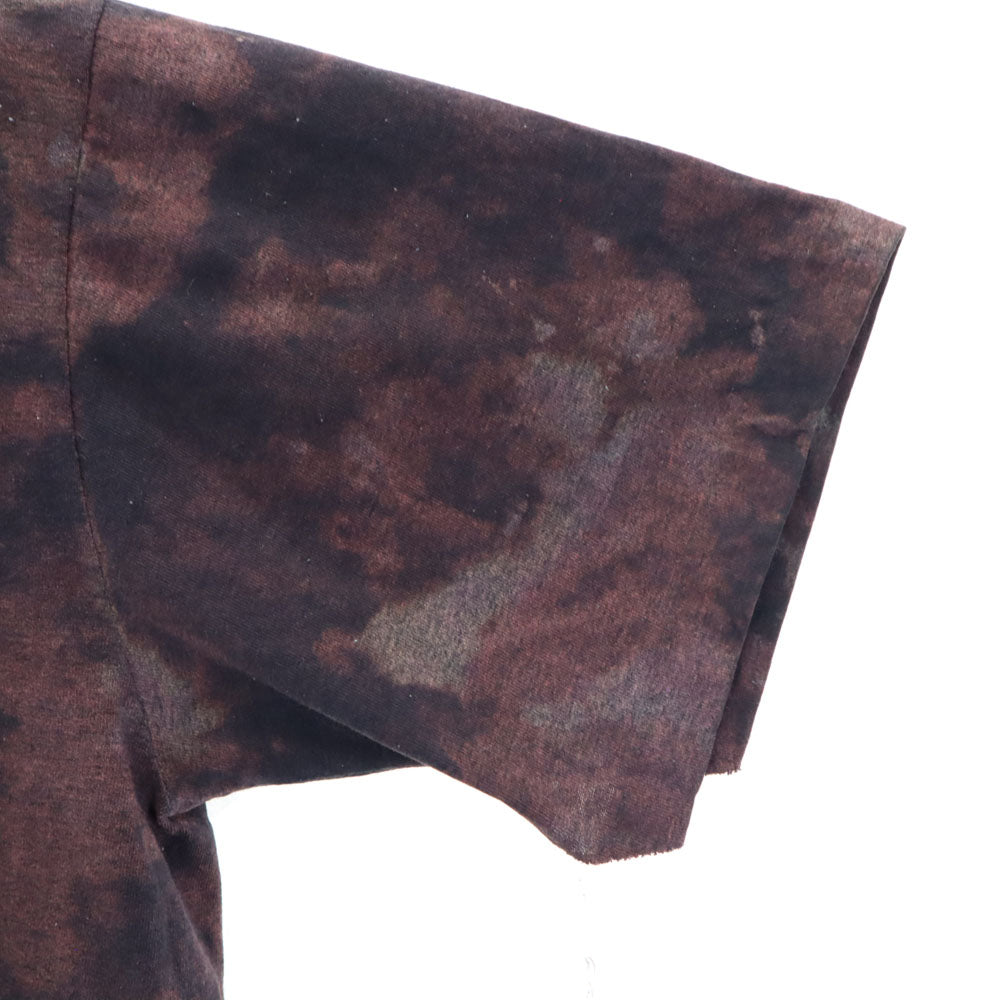 sportswear スポーツウェア 70s 80s USA製 半袖 ブリーチ加工 Tシャツ XL ブラック系 シングルステッチ ヴィンテージ メンズ