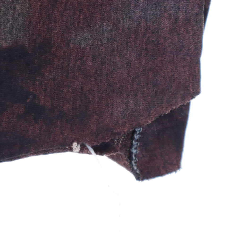 sportswear スポーツウェア 70s 80s USA製 半袖 ブリーチ加工 Tシャツ XL ブラック系 シングルステッチ ヴィンテージ メンズ