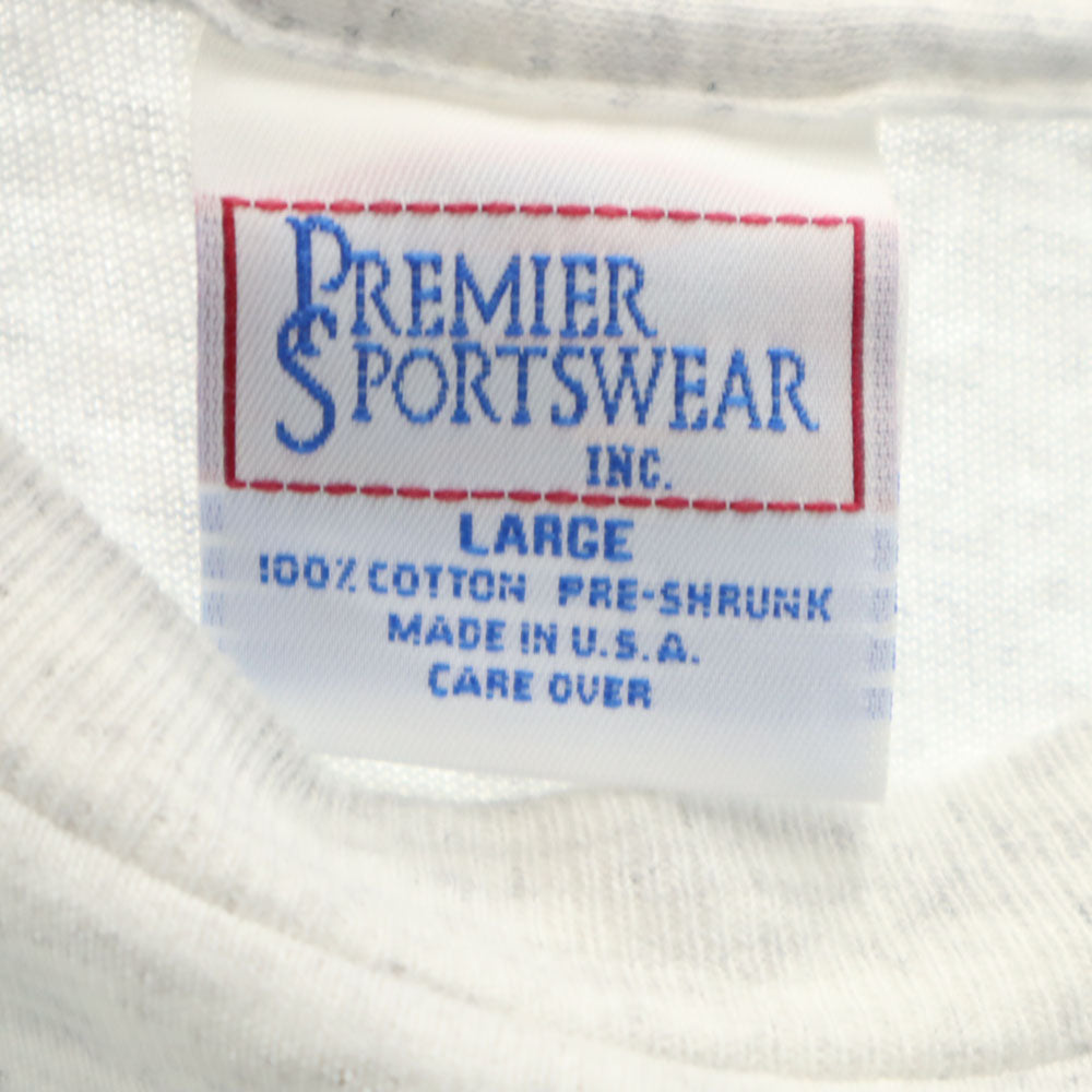 PREMIERSPORTSWEAR 90s USA製 半袖 霜降 Tシャツ L グレー シングルステッチ オールド メンズ