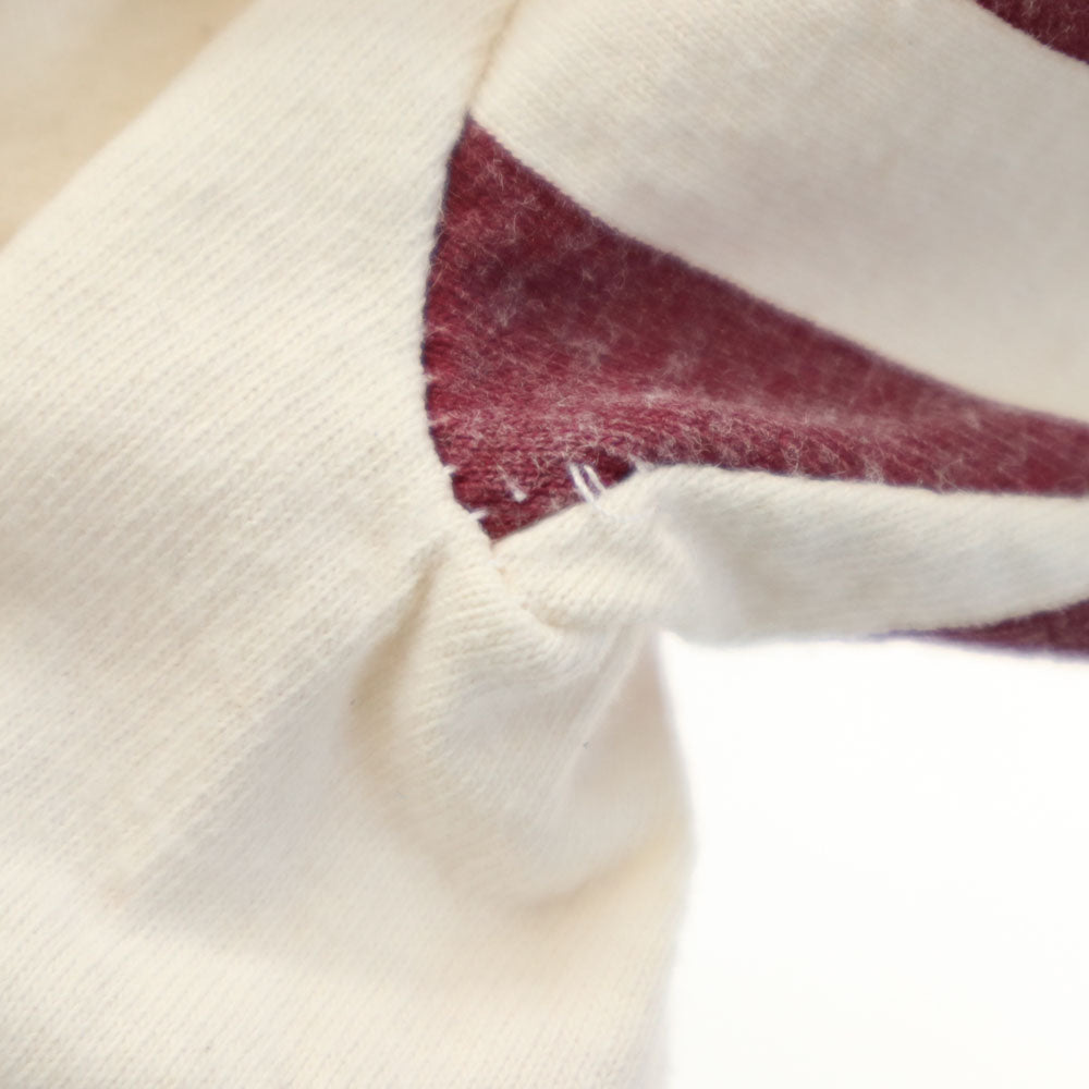 L.A.T SPORTSWEAR 90s USA製 アメリカ国旗柄 半袖 Tシャツ XL ベージュ系 シングルステッチ オールド メンズ