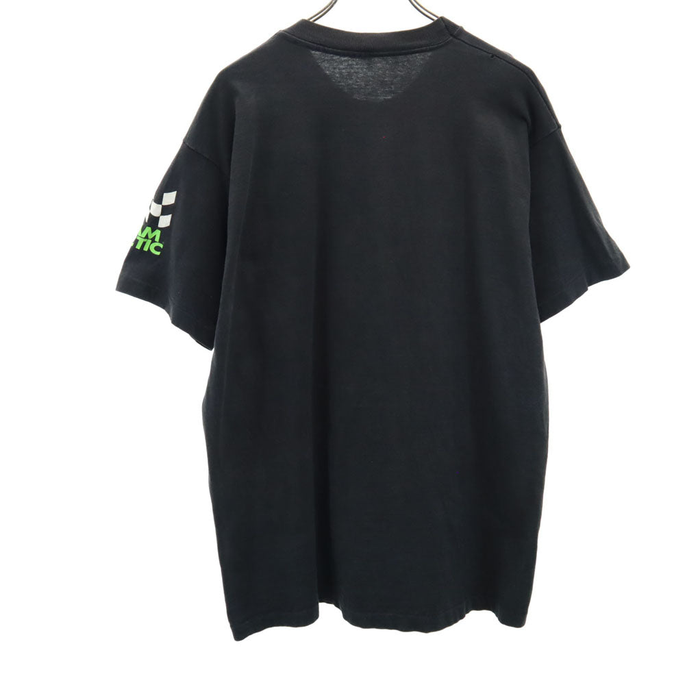 ARCTIC CAT 90s プリント 半袖 Tシャツ ブラック系 シングルステッチ オールド メンズ