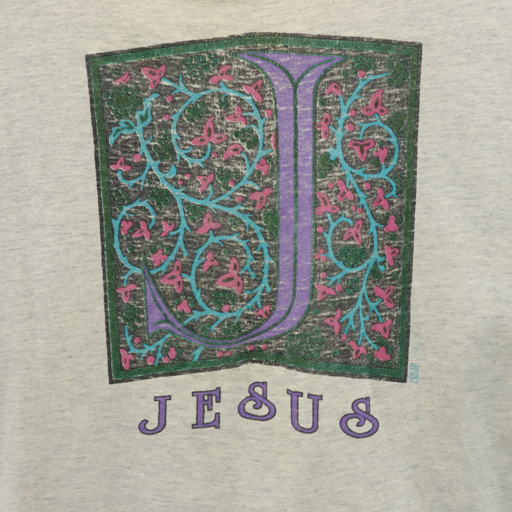 anbil アンビル 90s USA製 プリント 半袖 レイヤード Tシャツ XL グレー系 シングルステッチ オールド メンズ