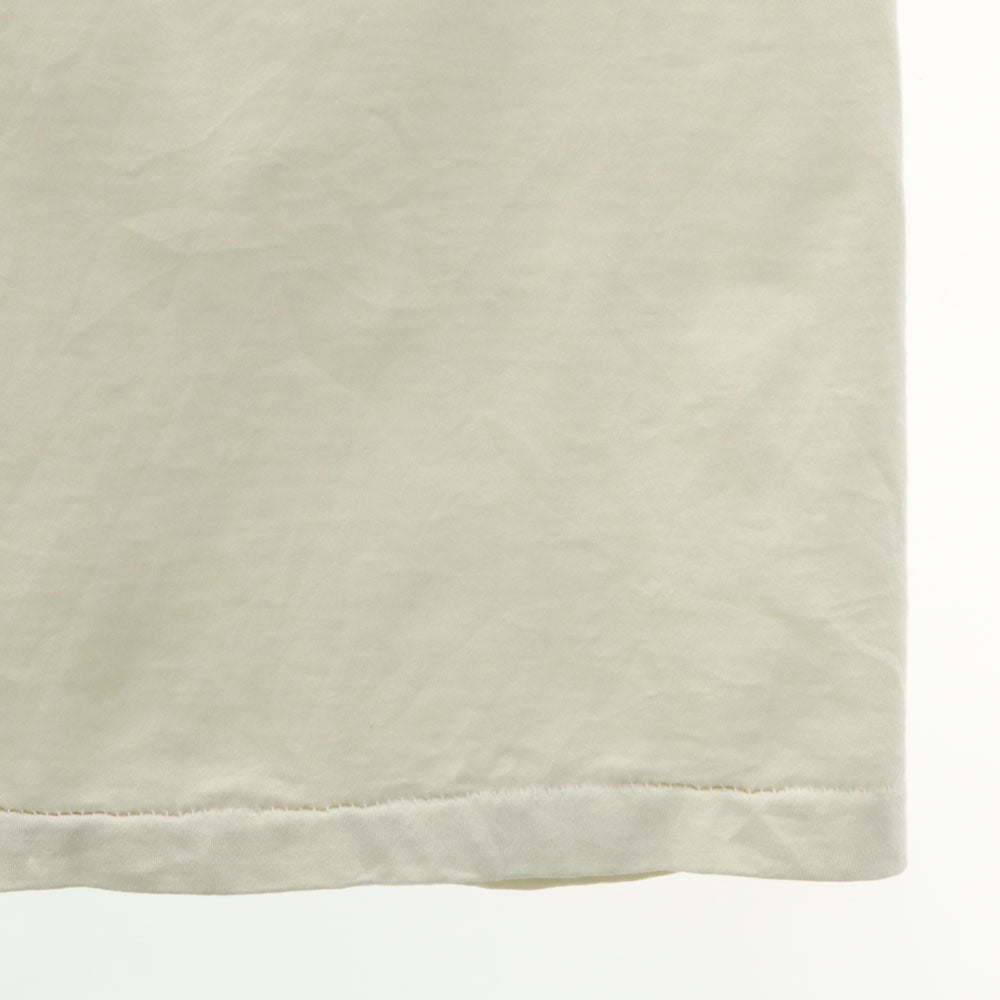 オールド 90s プリント 半袖 Tシャツ ベージュ系 OLD シングルステッチ オールド メンズ