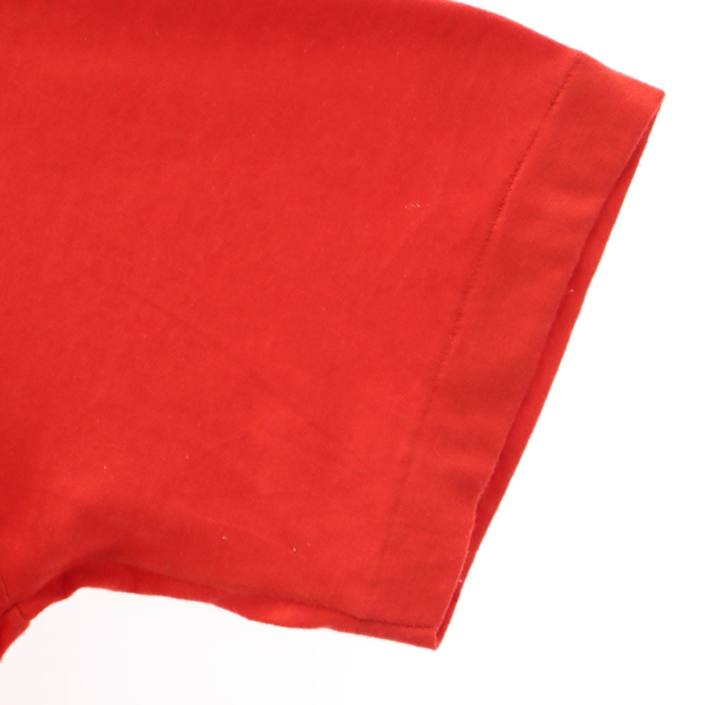 CALHOUN 90s プリント 半袖 Tシャツ L レッド系 シングルステッチ オールド メンズ